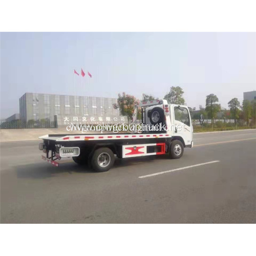 3ton 4ton flatbed towing wrecker truck